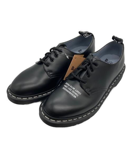 Dr.Martens（ドクターマーチン）Dr.Martens (ドクターマーチン) NEIGHBORHOOD (ネイバーフッド) 4ホールシューズ ブラック サイズ:UK6 未使用品の古着・服飾アイテム