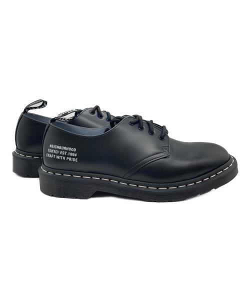 Dr.Martens（ドクターマーチン）Dr.Martens (ドクターマーチン) NEIGHBORHOOD (ネイバーフッド) 4ホールシューズ ブラック サイズ:UK6 未使用品の古着・服飾アイテム