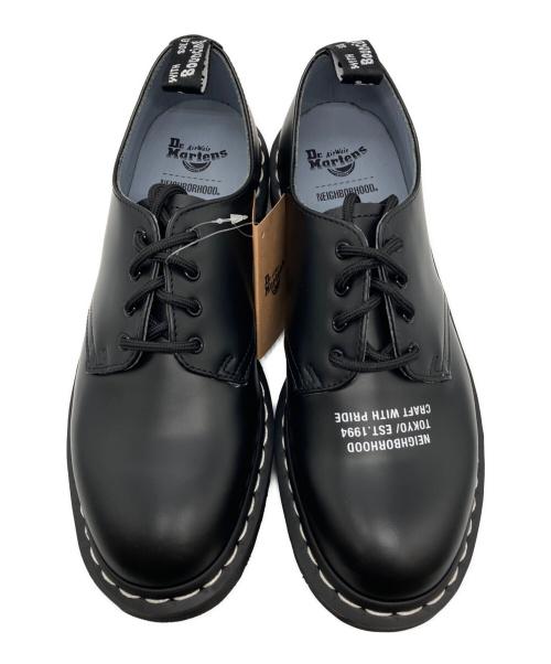 Dr.Martens（ドクターマーチン）Dr.Martens (ドクターマーチン) NEIGHBORHOOD (ネイバーフッド) 4ホールシューズ ブラック サイズ:UK6 未使用品の古着・服飾アイテム