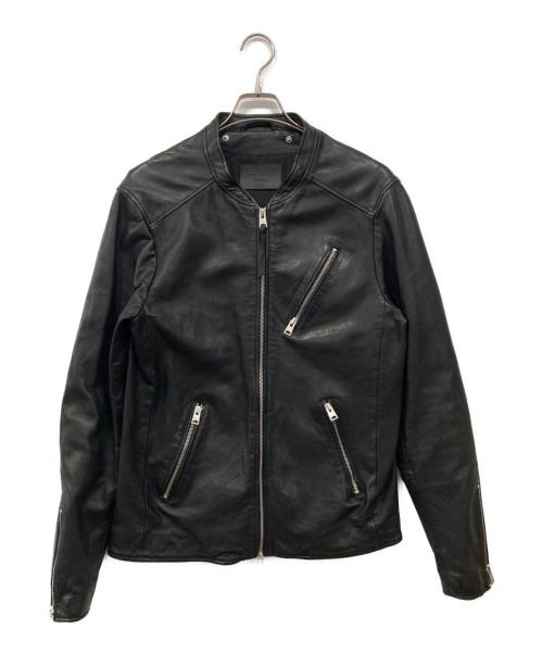 ALL SAINTS（オールセインツ）ALL SAINTS (オールセインツ) ハーウッドレザージャケット ブラック サイズ:Mの古着・服飾アイテム