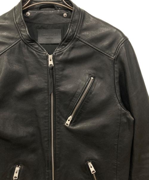 ALL SAINTS（オールセインツ）ALL SAINTS (オールセインツ) ハーウッドレザージャケット ブラック サイズ:Mの古着・服飾アイテム