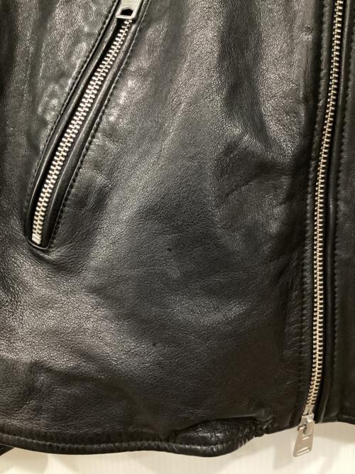 ALL SAINTS（オールセインツ）ALL SAINTS (オールセインツ) ハーウッドレザージャケット ブラック サイズ:Mの古着・服飾アイテム