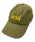 ideaイデア）の古着「Acid キャップ」｜カーキ
