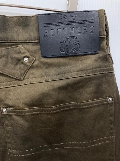 Ballsy.Brothers（ボールジーブラザーズ）BALLSY.BROTHERS (ボールジーブラザーズ) ビンテージライクパンツ ブラウン サイズ:Lの古着・服飾アイテム