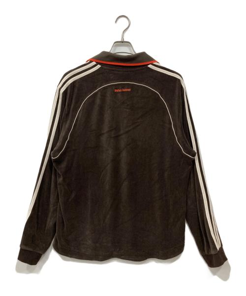 adidas（アディダス）adidas (アディダス) WALES BONNER (ウェールズボナー) タオルロングスリーブシャツ ブラウン サイズ:4XLの古着・服飾アイテム