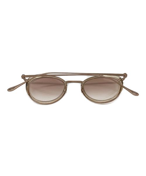 GIORGIO ARMANI（ジョルジョアルマーニ）GIORGIO ARMANI (ジョルジョアルマーニ) YUICHI TOYAMA (ユウイチトヤマ) サングラス ピンク サイズ:46□22 145の古着・服飾アイテム