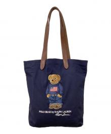 POLO RALPH LAUREN（ポロ・ラルフローレン）の古着「トートバッグ」｜ネイビー
