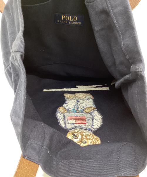 POLO RALPH LAUREN（ポロ・ラルフローレン）POLO RALPH LAUREN (ポロ・ラルフローレン) トートバッグ ネイビーの古着・服飾アイテム