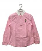 POLO RALPH LAURENポロ・ラルフローレン）の古着「ボタンダウンシャツ」｜ピンク