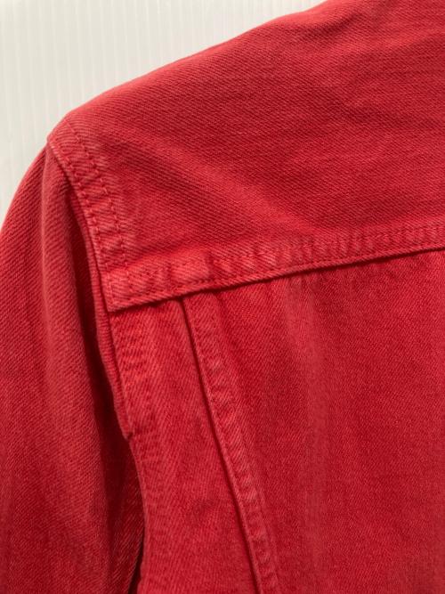 Rugby Ralph Lauren（ラグビーラルフローレン）Rugby Ralph Lauren (ラグビーラルフローレン) デニムジャケット レッド サイズ:XSの古着・服飾アイテム
