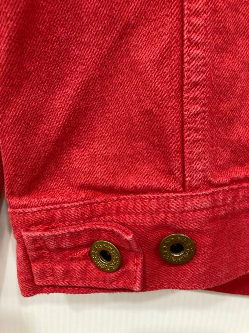 Rugby Ralph Lauren（ラグビーラルフローレン）Rugby Ralph Lauren (ラグビーラルフローレン) デニムジャケット レッド サイズ:XSの古着・服飾アイテム