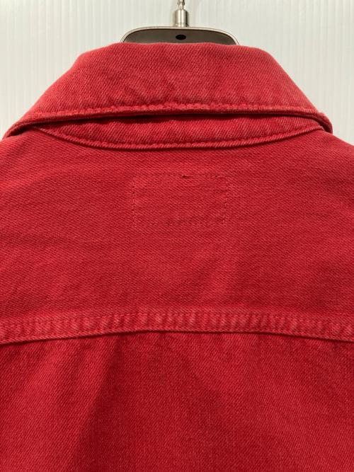 Rugby Ralph Lauren（ラグビーラルフローレン）Rugby Ralph Lauren (ラグビーラルフローレン) デニムジャケット レッド サイズ:XSの古着・服飾アイテム