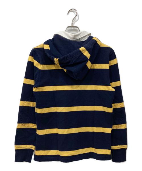POLO RALPH LAUREN（ポロ・ラルフローレン）POLO RALPH LAUREN (ポロ・ラルフローレン) フーデッドラガーシャツ ネイビー サイズ:Mの古着・服飾アイテム