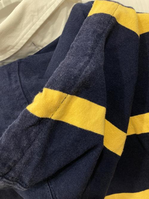 POLO RALPH LAUREN（ポロ・ラルフローレン）POLO RALPH LAUREN (ポロ・ラルフローレン) フーデッドラガーシャツ ネイビー サイズ:Mの古着・服飾アイテム