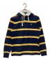 POLO RALPH LAUREN（ポロ・ラルフローレン）の古着「フーデッドラガーシャツ」｜ネイビー