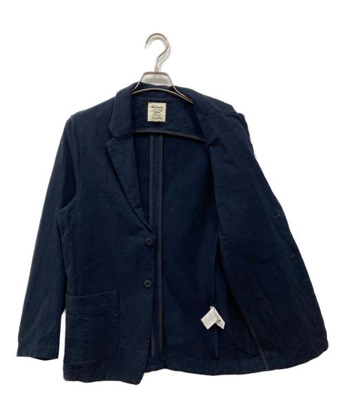 JACKMAN（ジャックマン）jackman (ジャックマン) ストレッチ天竺ジャケット ネイビー サイズ:Mの古着・服飾アイテム