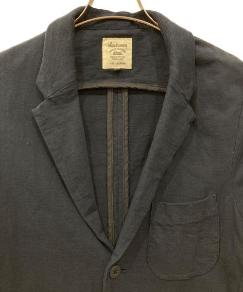 JACKMAN（ジャックマン）jackman (ジャックマン) ストレッチ天竺ジャケット ネイビー サイズ:Mの古着・服飾アイテム