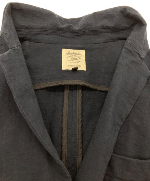 JACKMAN（ジャックマン）jackman (ジャックマン) ストレッチ天竺ジャケット ネイビー サイズ:Mの古着・服飾アイテム