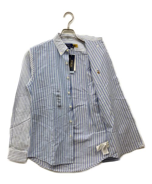 POLO RALPH LAUREN（ポロ・ラルフローレン）POLO RALPH LAUREN (ポロ・ラルフローレン) ストライプシャツ ホワイト×ブルー サイズ:S 未使用品の古着・服飾アイテム