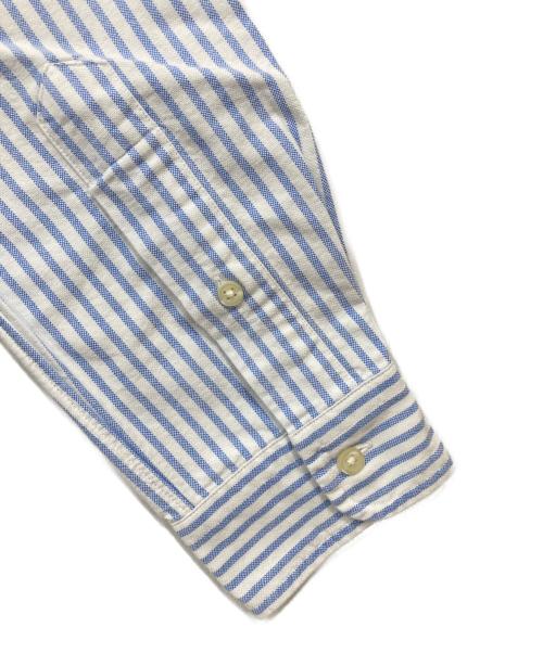 POLO RALPH LAUREN（ポロ・ラルフローレン）POLO RALPH LAUREN (ポロ・ラルフローレン) ストライプシャツ ホワイト×ブルー サイズ:S 未使用品の古着・服飾アイテム