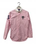 RALPH LAURENラルフローレン）の古着「ボタンダウンシャツ」｜ピンク