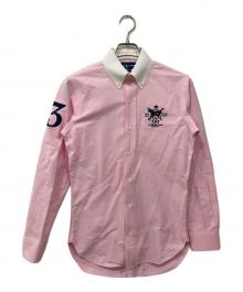 RALPH LAUREN（ラルフローレン）の古着「ボタンダウンシャツ」｜ピンク