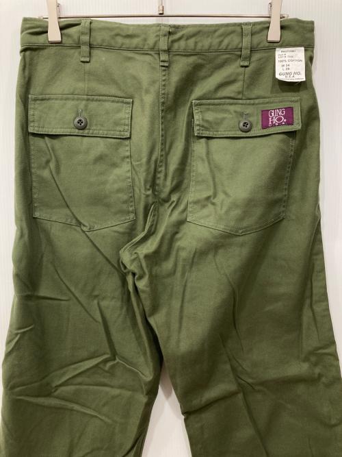 GUMGHO（ガンホー）GUMGHO (ガンホー) 45th Authentic BAKER PANTS グリーン サイズ:SIZE 86cm (W34)の古着・服飾アイテム