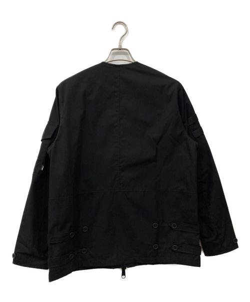 ARKAIR（アークエアー）ArkAir (アークエアー) ミリタリーノーカラージャケット ブラック サイズ:Mの古着・服飾アイテム