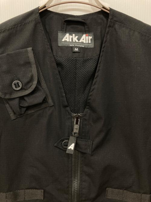 ARKAIR（アークエアー）ArkAir (アークエアー) ミリタリーノーカラージャケット ブラック サイズ:Mの古着・服飾アイテム
