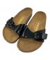 BIRKENSTOCK（ビルケンシュトック）の古着「マドリッド エナメル サンダル」｜ブラック