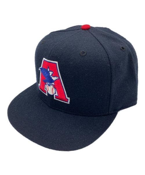New Era（ニューエラ）New Era (ニューエラ) 59 FIFTY AT 50 (フィフティーナイン フィフティー アット フィフティー) キャップ ブラック サイズ:71/2の古着・服飾アイテム