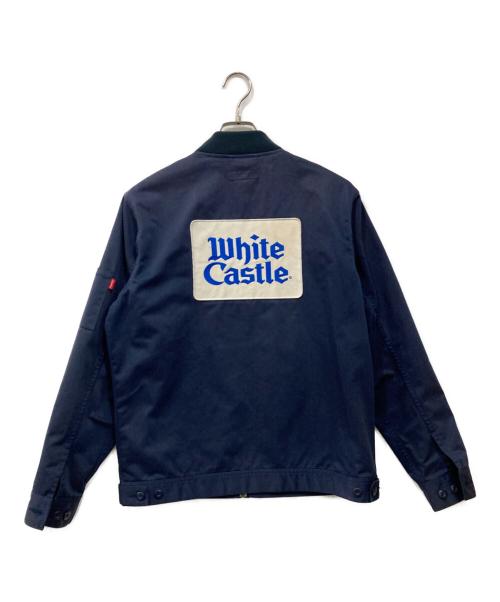 SUPREME（シュプリーム）Supreme (シュプリーム) White castle (ホワイトキャッスル) ワークジャケット ネイビー サイズ:Mの古着・服飾アイテム