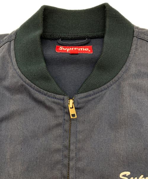 SUPREME（シュプリーム）Supreme (シュプリーム) White castle (ホワイトキャッスル) ワークジャケット ネイビー サイズ:Mの古着・服飾アイテム