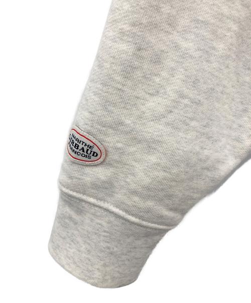 MARITHE+FRANCOIS GIRBAUD（マリテフランソワジルボー）MARITHE+FRANCOIS GIRBAUD (マリテフランソワジルボー) CLASSIC LOGO ZIP UP HOODIE ライトグレー サイズ:Sの古着・服飾アイテム