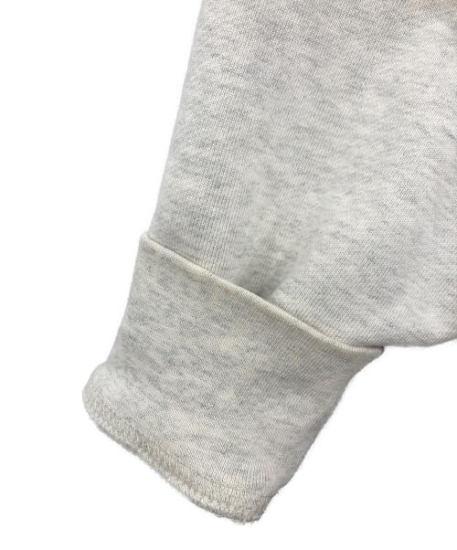MARITHE+FRANCOIS GIRBAUD（マリテフランソワジルボー）MARITHE+FRANCOIS GIRBAUD (マリテフランソワジルボー) CLASSIC LOGO ZIP UP HOODIE ライトグレー サイズ:Sの古着・服飾アイテム