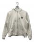 MARITHE+FRANCOIS GIRBAUD（マリテフランソワジルボー）の古着「CLASSIC LOGO ZIP UP HOODIE」｜ライトグレー