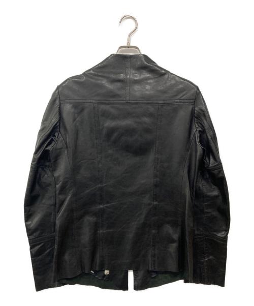 PAUL SMITH（ポールスミス）Paul Smith (ポールスミス) シングルライダースジャケット ブラック サイズ:Mの古着・服飾アイテム