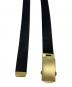 GILLES & LOEWS (ジル＆ロウズ) ISLE (アイエスエルイー) レザーベルト ブラック：6000円