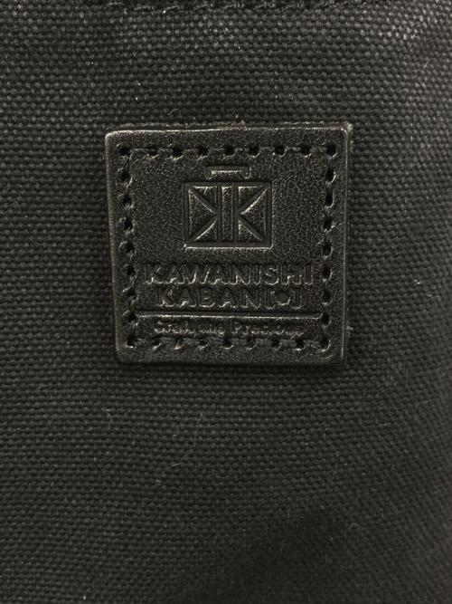 KAWANISHI KABAN（カワニシカバン）KAWANISHI KABAN (カワニシカバン) rabbt 帆布リュック ブラックの古着・服飾アイテム