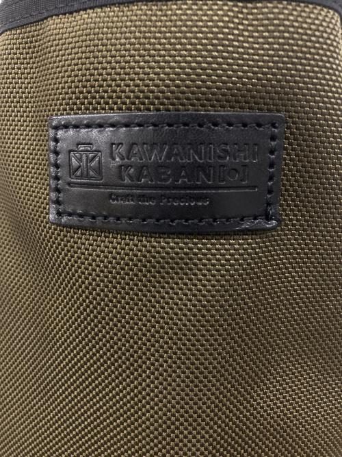 KAWANISHI KABAN（カワニシカバン）KAWANISHI KABAN (カワニシカバン) grabe コーデュラナイロントートバッグ カーキの古着・服飾アイテム
