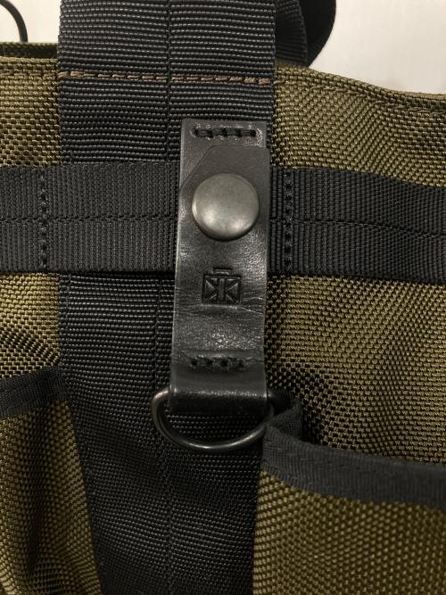 KAWANISHI KABAN（カワニシカバン）KAWANISHI KABAN (カワニシカバン) grabe コーデュラナイロントートバッグ カーキの古着・服飾アイテム