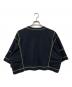 Vivienne Westwood RED LABEL (ヴィヴィアンウエストウッドレッドレーベル) オーブステッチ クロップカットソー ブラック サイズ:00：7000円