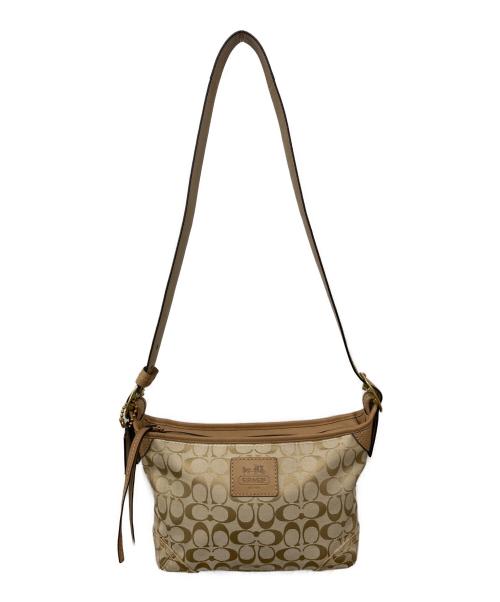 COACH（コーチ）COACH (コーチ) ショルダーバッグ ベージュの古着・服飾アイテム