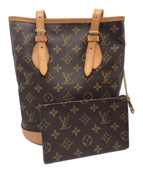 LOUIS VUITTON（ルイ ヴィトン）LOUIS VUITTON (ルイ ヴィトン) バケットPM ブラウンの古着・服飾アイテム