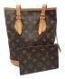 中古・古着 LOUIS VUITTON (ルイ ヴィトン) バケットPM ブラウン：80000円