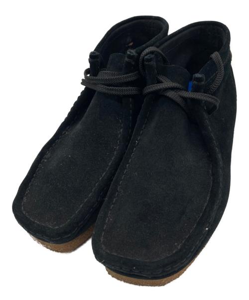 CLARKS（クラークス）CLARKS (クラークス) スウェードシューズ ブラック サイズ:25の古着・服飾アイテム