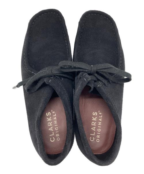 CLARKS（クラークス）CLARKS (クラークス) スウェードシューズ ブラック サイズ:SIZE 24.5cmの古着・服飾アイテム