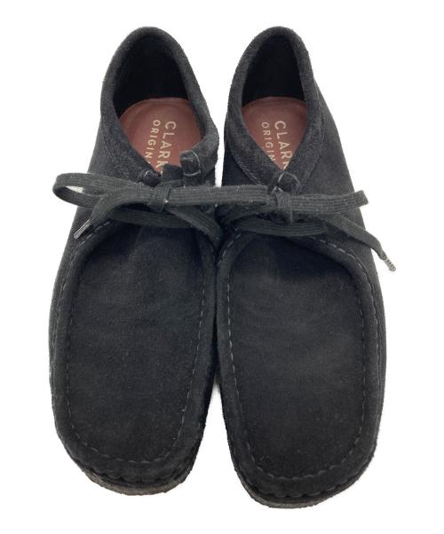 CLARKS（クラークス）CLARKS (クラークス) スウェードシューズ ブラック サイズ:SIZE 24.5cmの古着・服飾アイテム