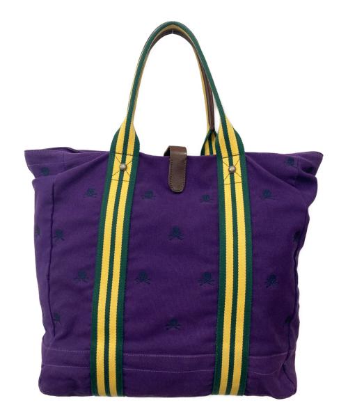 Rugby Ralph Lauren（ラグビーラルフローレン）Rugby Ralph Lauren (ラグビーラルフローレン) トートバッグ パープルの古着・服飾アイテム