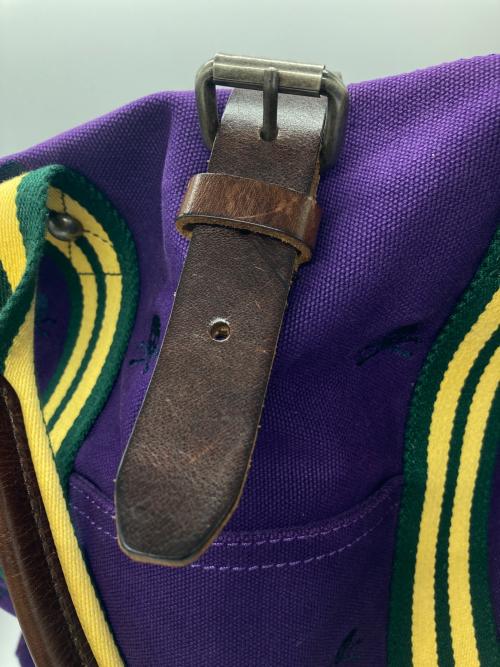 Rugby Ralph Lauren（ラグビーラルフローレン）Rugby Ralph Lauren (ラグビーラルフローレン) トートバッグ パープルの古着・服飾アイテム